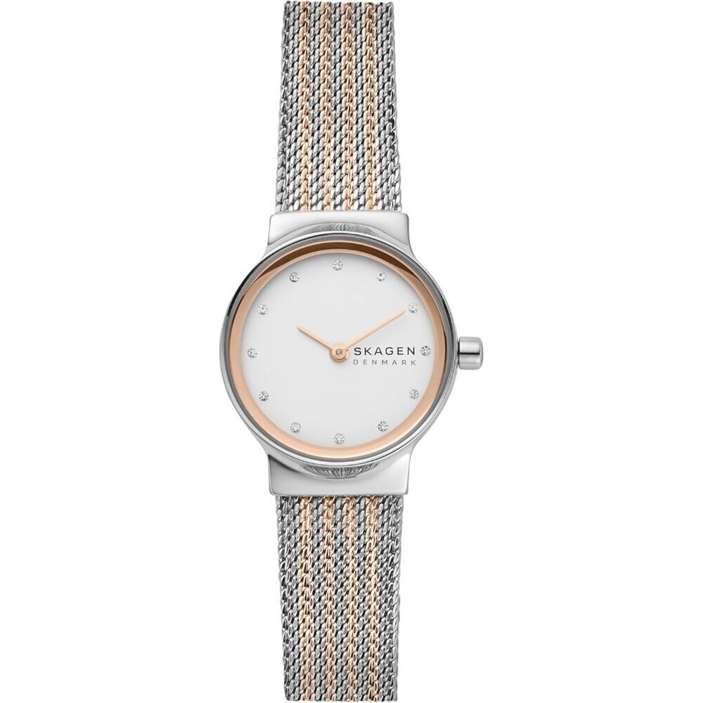 Women's Rose Gold Stainless Steel Dress Watch Quartz 26mm Water-Resistant